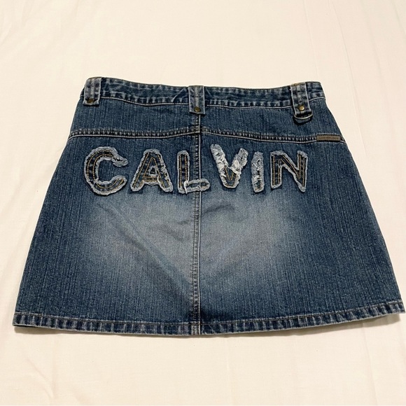 Vintage Calvin Klein Jean Skirt Size 7 - Picture 8 of 15